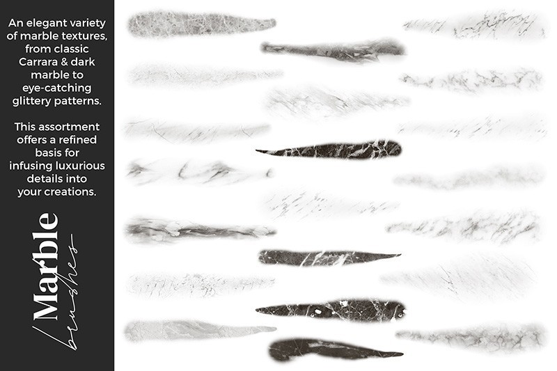 70+Procreate大理石纹理笔刷